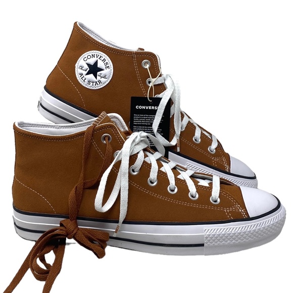 Converse Other - Converse CONS Chuck Taylor Pro Mid Sneakers Men's Shoes Suede Tawny Owl A04601C